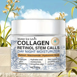 50g Collagen Retinol Stem Cell Day and Night Moisturizing Cream Retinol Niacinamide Hyaluronic Acid Improves Skin Elasticity Moisturizing and Nourishing