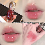 Gege Bear Crystal Lip Balm Moisturizing Lip Gloss Oil Jelly Lipgloss Long Lasting Liquid Lipstick Hydrating Tinted Lip Makeup