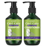GSWP Curly Hair Care Shampoo and Conditioner Set, Is Moisturizing Properties and Deeply Nourishes and Cares for Curly Hair.200ml