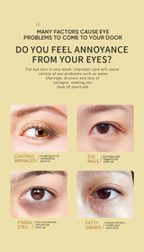 60pcs/120pcs Avocado Golden Collagen Eye Mask Anti Dark Circles Removal Eye Bags Moisturizing Firming Eye Patches Skin Care