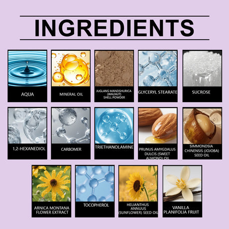 OceAura 100g Natural Brown Sugar Scrub 100g Exfoliating Body Nourishing Deep Clean Pore Shrinking Skin Refreshing