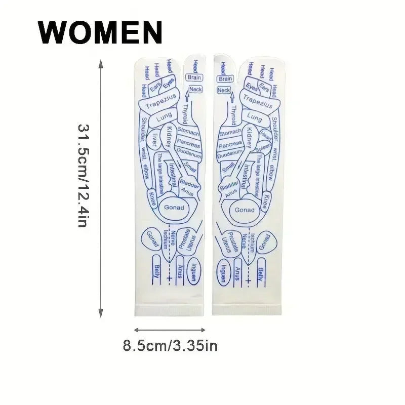Physiotherapy Foot Care Massage Relieve Tired Feet Sock Acupressure Foot Massager Reflexology Socks Foot Acupoint Massage Tool