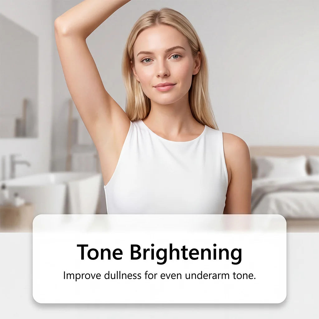 Underarm Brightening Deodorant Cream With Botanical Extracts Lasting Odor Control Even Skin Tone Natural Armpit Lightening Cream