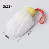 1/2/4/8PCS Soap Foaming Net Bath Mesh Sponge for Shower & Body Wash Exfoliating and Deep Cleaning Scrubber for Bathroom Supplies