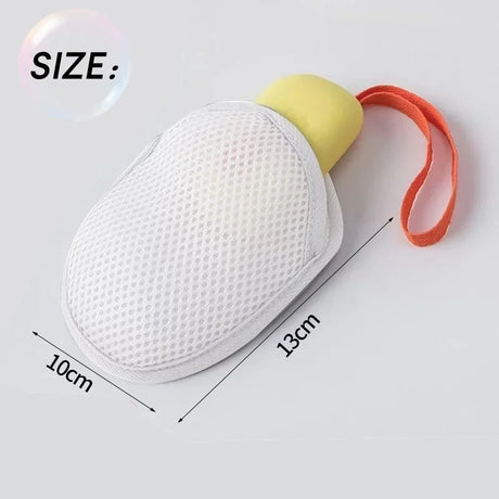1/2/4/8PCS Soap Foaming Net Bath Mesh Sponge for Shower & Body Wash Exfoliating and Deep Cleaning Scrubber for Bathroom Supplies