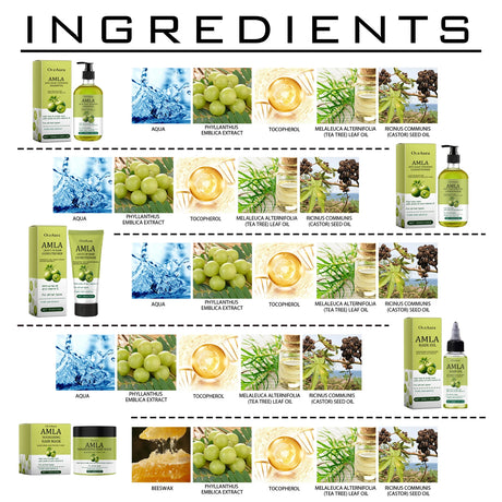 Original Amla Oil Hair Growth Moisturizing Smoothing Repair Damaged Dry Frizzy Ends Split Scalp Treatment Hair Mask Conditioner