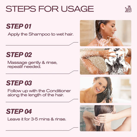 Biotin Rosemary & Onion Hair Care Set – Shampoo + Conditioner, Strengthen & Nourish, 2pcs/Set