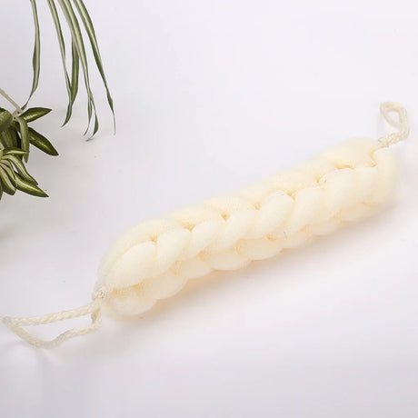 Flower Mesh Shoulder Scrubber Long Sponge Body Back Bath Sponge Shower Exfoliate Strap Shower Body Wash Brush Health Cleaning