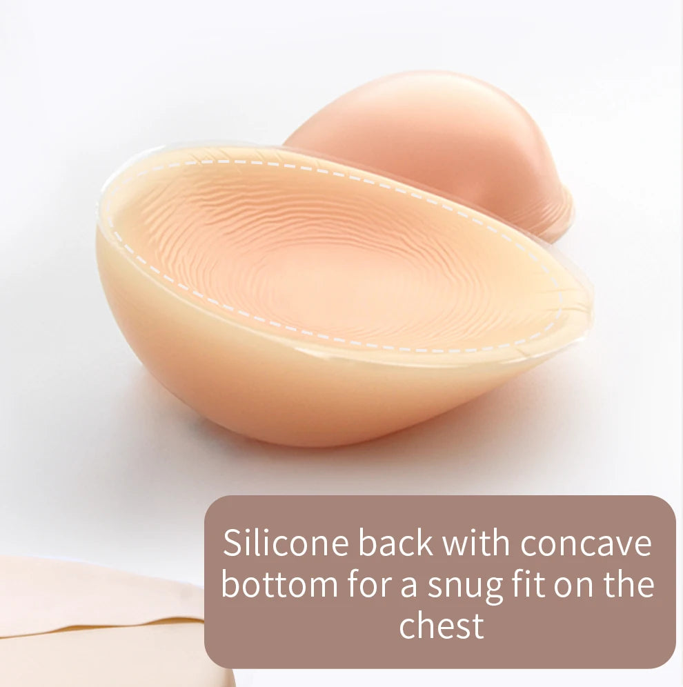 LERVANLA Silicone Breasts Pads Forms Pads Chest Women's Fake Boobs Enhancement Magnify Underwear 2-in-1Breast Becomes Big