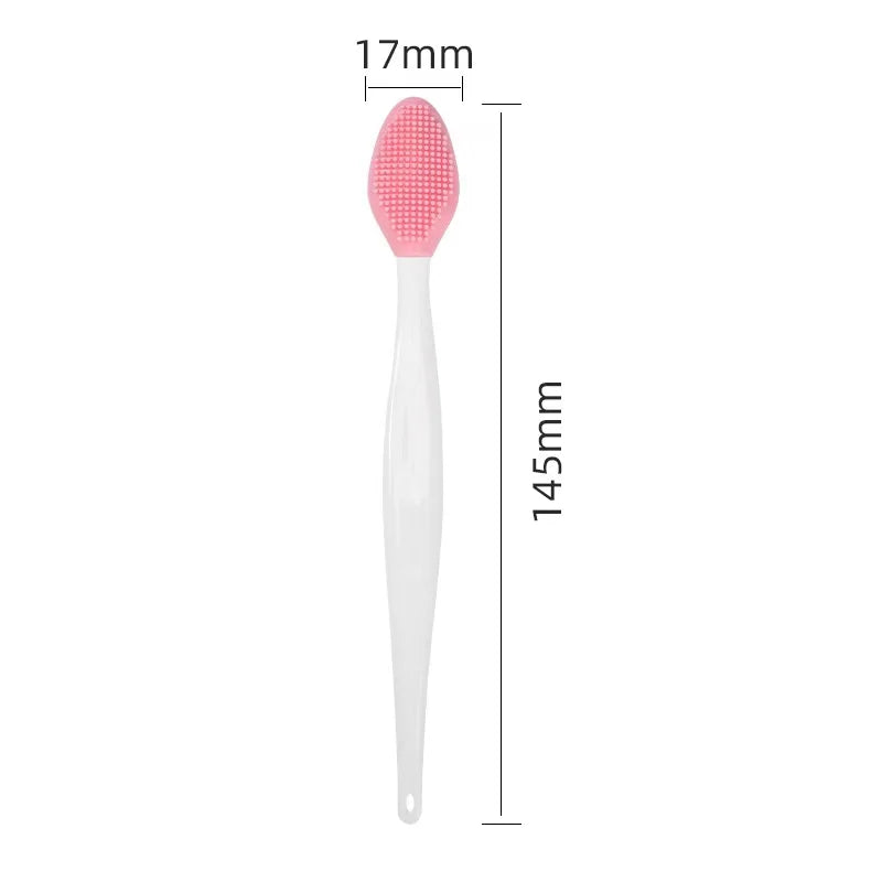 1PC/4PCS Beauty Skin Care Wash Face Silicone Brush Exfoliating Nose Clean Blackhead Removal Brushes Tools With Replacement Head