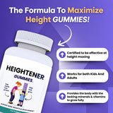 Bone Health Capsules Gummies Natural Height Growth Supplement for Kids Teens and Adults To Increase Bone Strength 60 Capsules