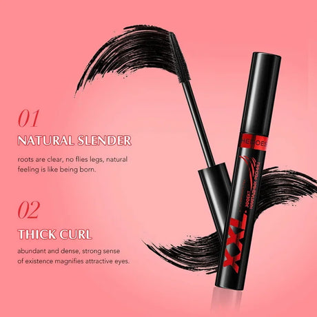 3D Mascara Waterproof Extra Volume Long -lasting Hyper-Curl Lengthening Eyelash Non-smudging Eyelashes Black Mascara Makeup