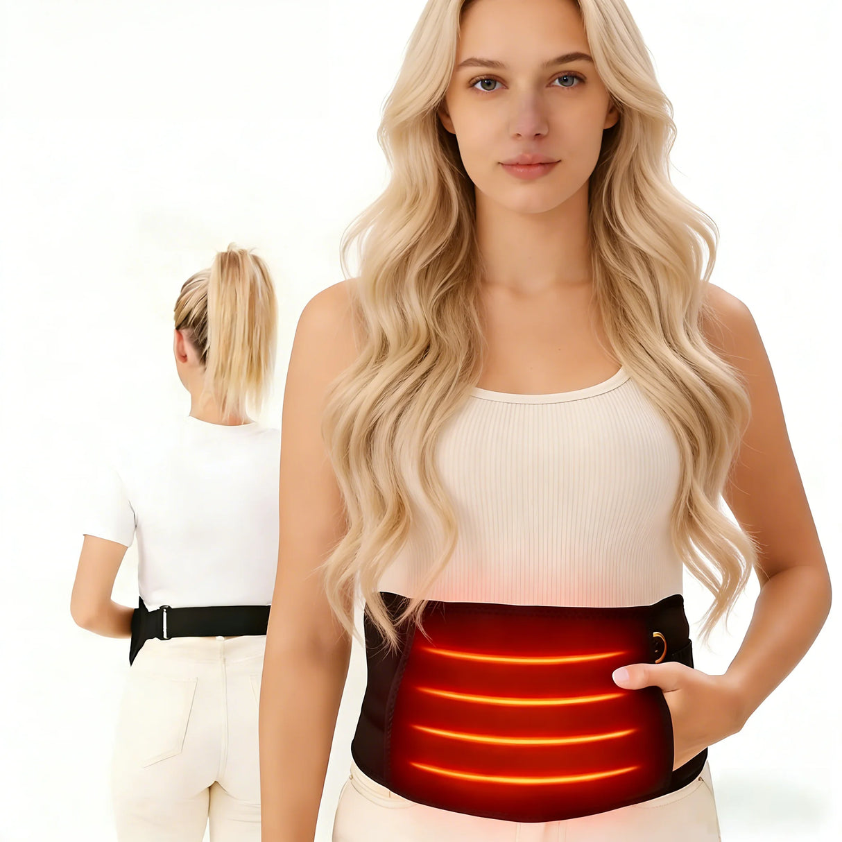 Carbon Fiber Heating Uterine Protector Relieves Menstrual Cold Uterus Pain Uterine Warmth Belt Essential Women Ideal Female Gift