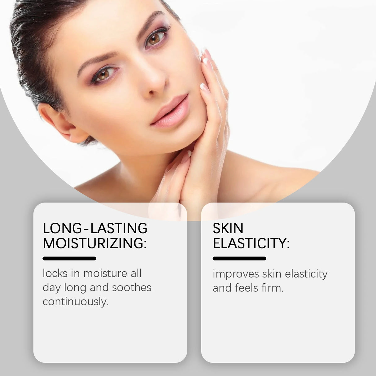 Castor Oil Firming Face Cream Fade Fine Lines Improve Sagging Promote Skin Elasticity Long-Lasting Moisturizing Facial Skin Care