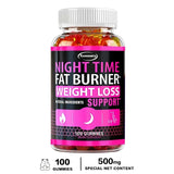 Nighttime Metabolism Gummies - Tone Up Capsules for Bloating & Metabolism, Appetite Suppressant