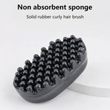 Hot Sale Portable Silicone Hair Brush Washable Durable Rubber Curly Brush Hair Beauty Dirty Braided Curly Hair Men Cleaning Tool