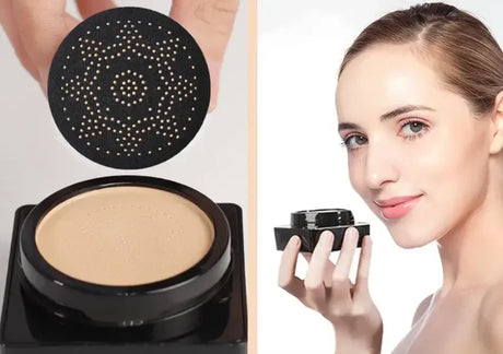 Mushroom Head Air Cushion, CC Cream Natural Moisturizing Foundation Concealer Whitening Oil-control Makeup Cosmetics BB Cream