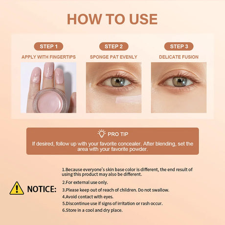 Under Eye Brightener Conceal & Brighten Dark Circles Nourishing Texture Color Corrects Brightens Concealer Eye Area Makeup