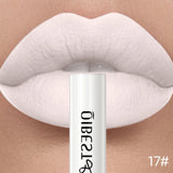 QIBEST Matte Liquid Lipstick Waterproof Long Lasting Velvet Lip Gloss Tint Tube Matte Nude Pigment Red Lipgloss Lips Makeup