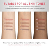 Lip Liner With Peel Off Lip Stain Tattoo Long Lasting Waterproof Transfer Proof Smudge Proof Matte Finish Lip Cosmetic Pencil