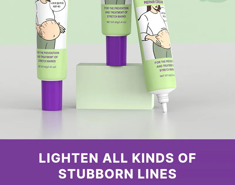Stretch Marks Repair Cream Fade Lines Improve Duliness Tightness Long-lasting Moisturizing Smooth Enhance Elasticity Body Care