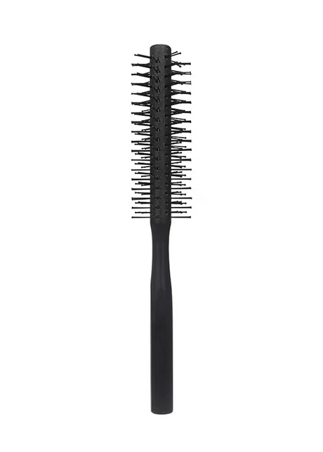 1pc Wood Handle Professional Salon Styling Drying Tool Round Hairdressing Curling Massage Roller Comb Special for real hair wigs
