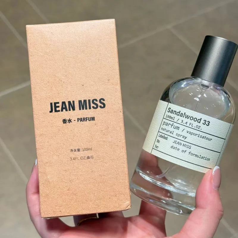 Sandalwood Fresh Fragrance Eau De Toilette Classic Fruity Notes Women Man Parfum Bergamot Body Spray 100ml Unisex Perfume