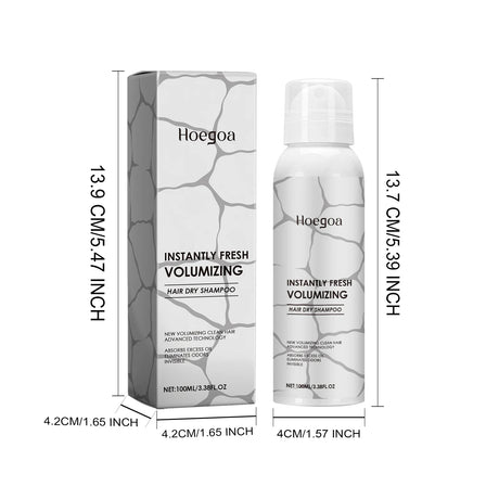 Dry Hair Shampoo Spray Oil Control Anti-Frizz Non-Greasy Volumizing Hair Deep Moisturizing Refreshing Hair Care Shampoo Spray