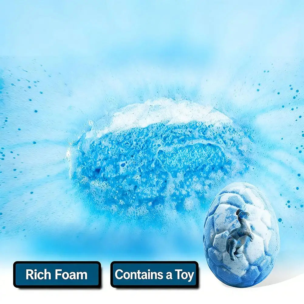 6PCS/SET Dinosaur Egg Adventure Bath Bomb Within Random Dinosaur Toy Moisturize, Stress Relief Cleasing Bathing Ball