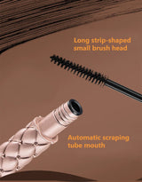 GECOMO Butterfly Flying Volume Mascara Curl Long-lasting Makeup Thin Brush Eyelash Primer Shape