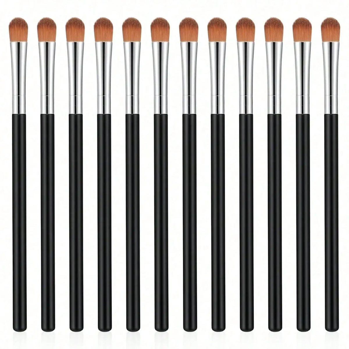3 Pack Professional Eye Makeup Tools Flat Concealer Brush Small Blending Eyeshadow Brush Portable Mini Eyebrow Concealer Brush Set For Women Daily Makeup