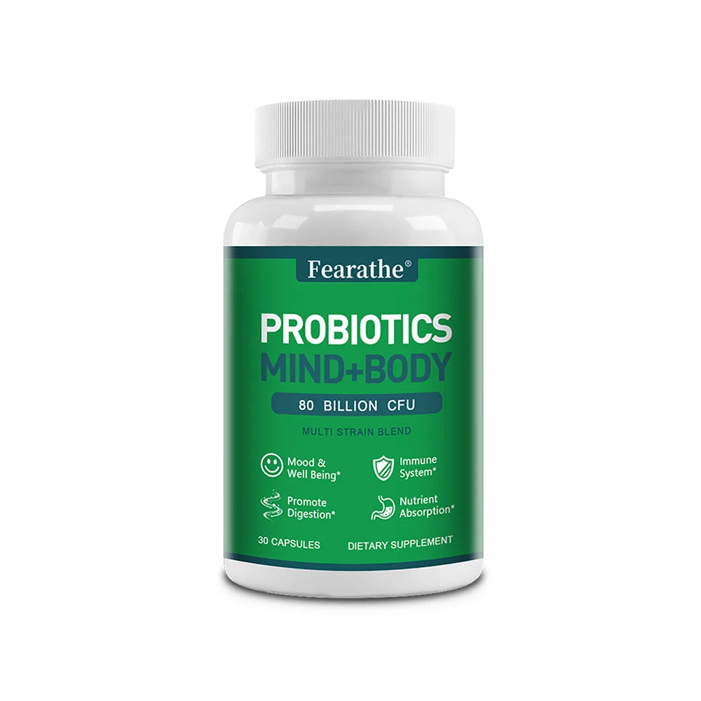 Prebiotics Probiotics & Digestive Enzymes Capsules, Support Gut Care Gastrointestinal Health, Gentle Digestion & Immune Wellness