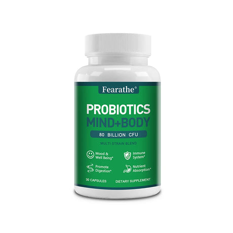 Prebiotics Probiotics & Digestive Enzymes Capsules, Support Gut Care Gastrointestinal Health, Gentle Digestion & Immune Wellness