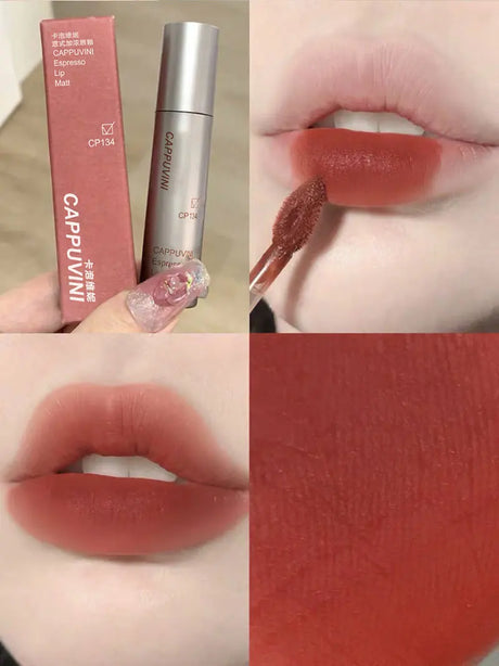 Single Velvet Matte Mist Lip Gloss,Waterproof Non-Stick Cup Lip Glaze Smudge Proof Not Fade Liquid Lipstick