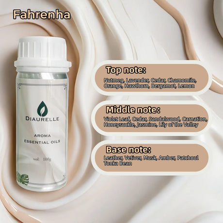 DIAURELLE 100mL Aroma Diffuser Essential Oils 8-Times Concentrated Essence Perfume Flavoring Home Fragrance Air Freshener