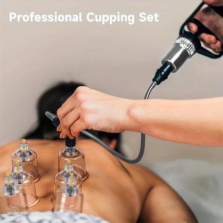 24Pcs Cupping Relax Set Multiple Sizes of Vacuum Cups with Hand Pump and Detailed Cupping Manual Massage Cupping Set for Massage