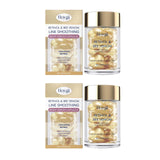 Retinol Bee Venom Facial Capsules Anti-Wrinkle Firming Smoothing Moisturizing Facial Skin Anti-Aging Night Serum for Face & Neck