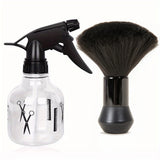 WANMEI Barber Hairdresser Water Sprayer Set Barbershop Hairdressing Neck Duster Cleaning Brush Professional Hair Styling Tool
