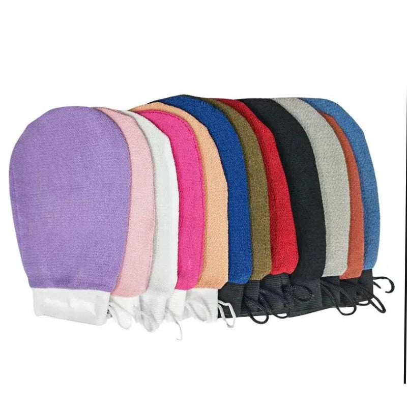 1 Piece Double Sided Hammam Scrub Mitt Magic Peeling Glove Exfoliating Tan Removal Mitt Second Pieces discount Tan Removal Mitt