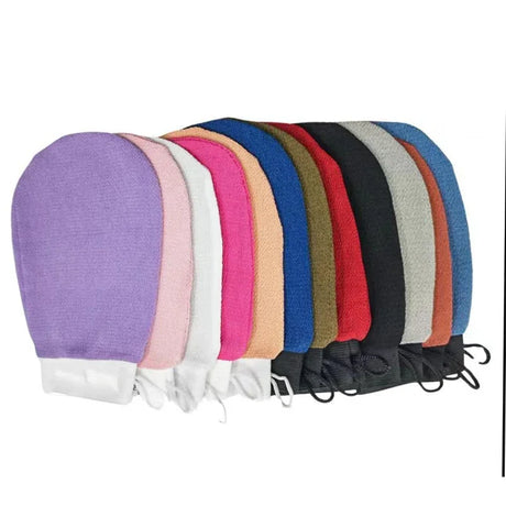1 Piece Double Sided Hammam Scrub Mitt Magic Peeling Glove Exfoliating Tan Removal Mitt Second Pieces discount Tan Removal Mitt