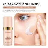 4 In 1 Foundation Long-wearing Moisturizing Waterproof Concealer Even Skin Tone SPF 30 Liquid Hydrating Full Coverage Concealer