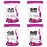 Hair Vitamins Gummies Berry Flavor 60 Count Nutrition Supplement with Biotin & Vitamins C,E — Promote Wellness Hair Growth