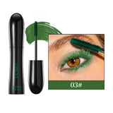 QIBEST 4D Silk Fiber Eyelash Mascara Waterproof Colorful Mascara For Eyelash Extension Thick Lift Lengthening Lasting Makeup