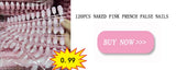 576pcs/Box Colorful Fake Nails Black Red Design Fake Nail Oval Short Square Press On False Nails Mixed Full Cover Nail Tips