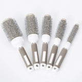 6 Size Hair Brush Nano Hairbrush Thermal  Round Barrel Comb Hairdressing Hair Salon Styling Drying Curling Blow Dry Hair Brush