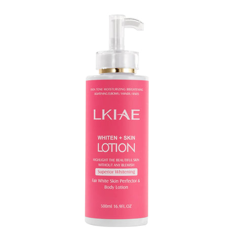 LKIAE Fair White Body Lotion for Bright & Healthy Skin, Moisturizing, Reduce Spots, Enhance Radiance, Evens Skin Tone, 500ml