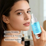 GHK-Cu SNAP-8 Peptide Face Serum Blue Copper Moisturizing Essential Oil Cleansing Moisturizing Deep Hydration Skin Care Refresh