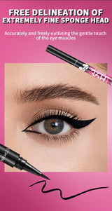 12-pack of best-selling black liquid eyeliners, long-lasting and waterproof, exquisite cosmetics.