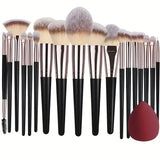 Professional 3/20PCS Makeup Brushes Set Soft Fluffy Eyeshadow Foundation Concealer Blending Blush Brush Kabuki Women Beauty Tool