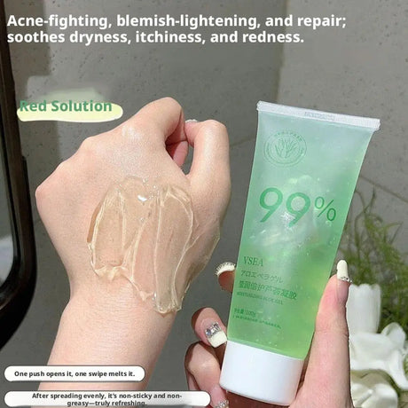 Aloe Vera Gel Moisturizing Face Body Cream Sunburn Repair Hydrating Soothing After Sun Acne Treatment Sensitive Skin Care